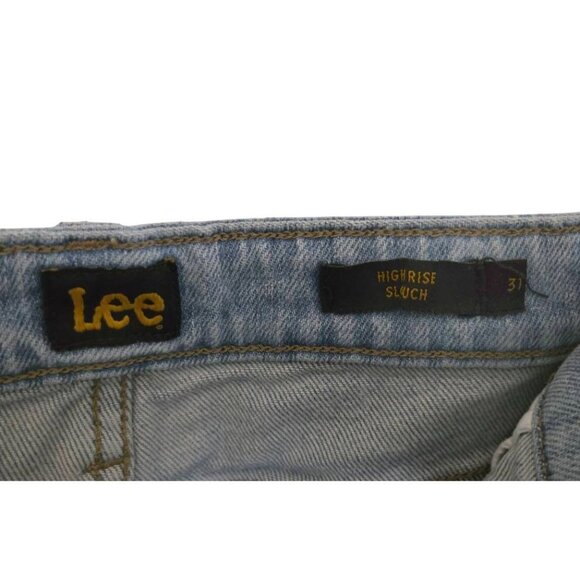 Lee High Rise Slouch Wide Leg Jeans Size 31 - Picture 4 of 10